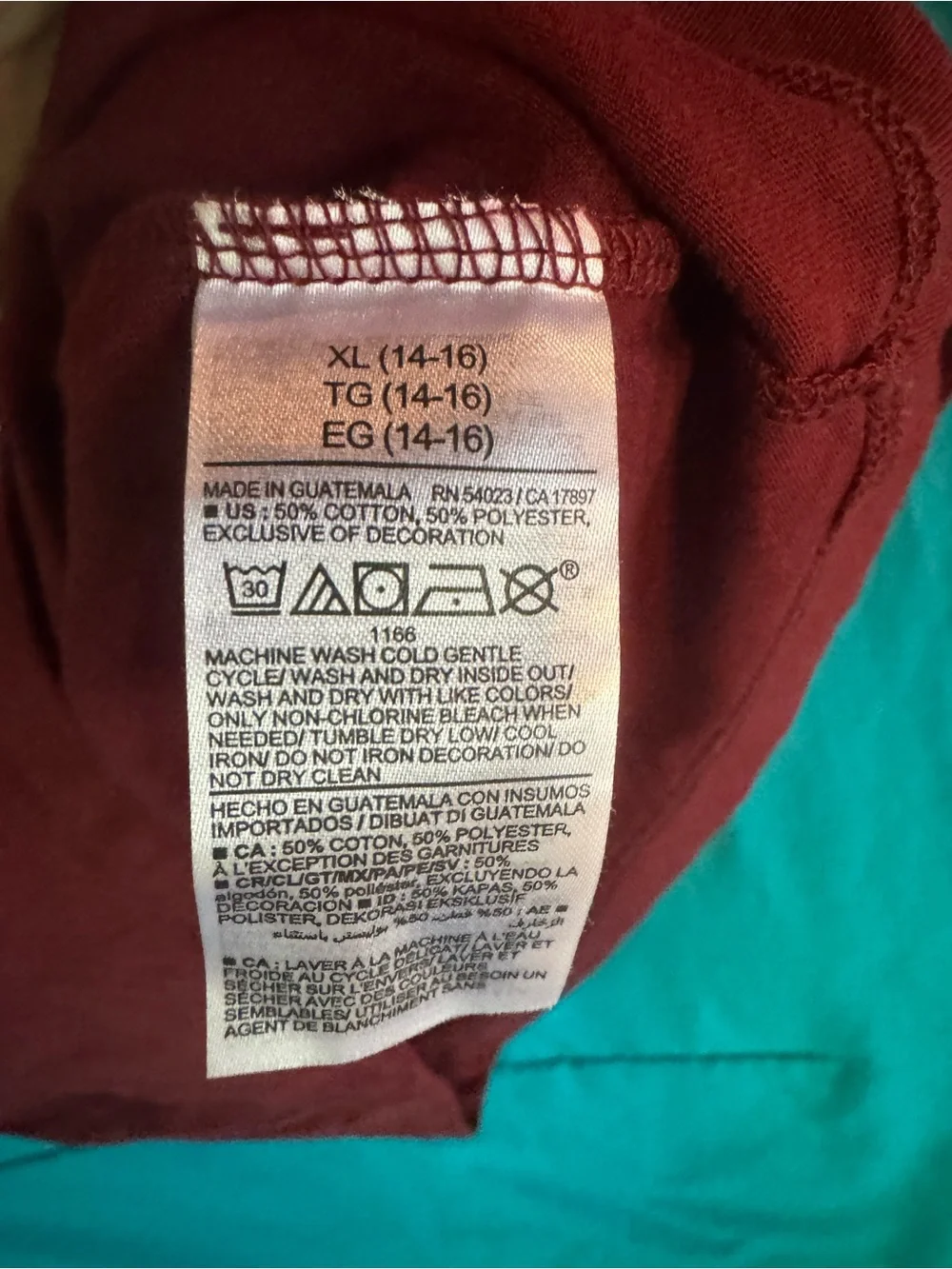 Old Navy Maroon 'Dunk For Days' Graphic Tee with Gingerbread